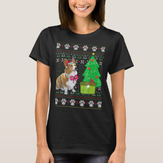 T-shirt Corgi Ugly Christmas Dog