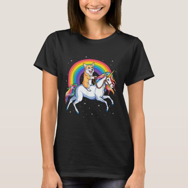 T-shirt Corgi Unicorn (Devant)