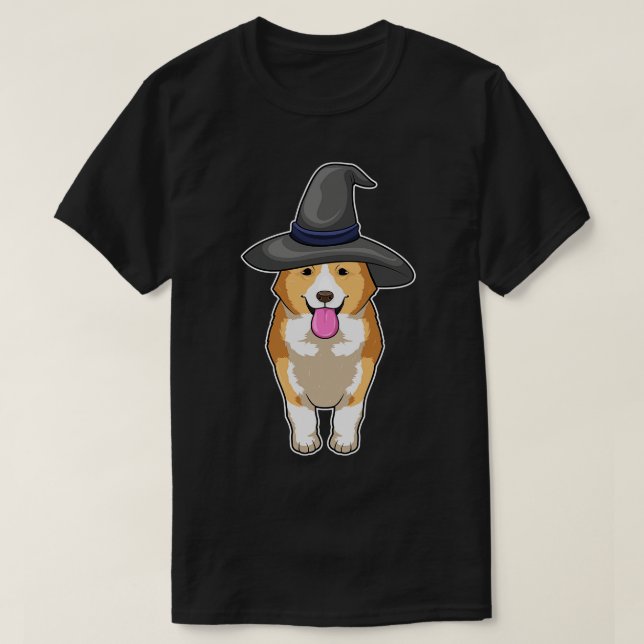 T-shirt Corgi Witch (Design devant)