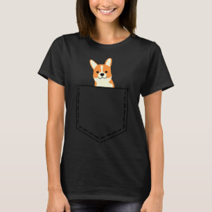 T-shirt Corgie Pocket
