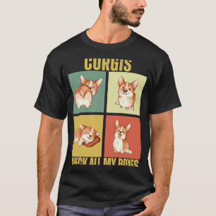 T-shirt Corgis Coche Toutes Mes Cases Corgi
