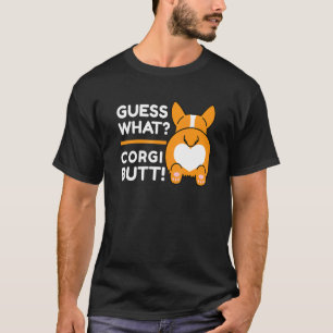 T-shirt Corgis Mignons - Drôle Devinez Quel Corgi Fesses!