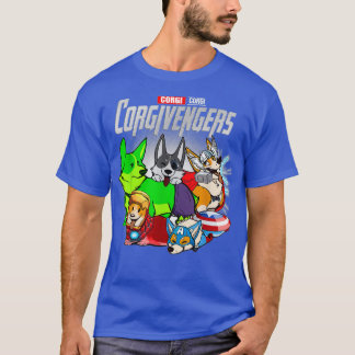 T-shirt Corgivengers Funny Chien Corgi Cadeau