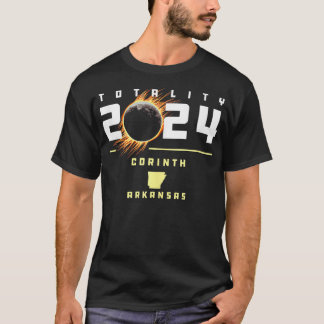 T-shirt Corinth Arkansas 2024 Total Éclipse Solaire