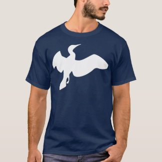 T-shirt Cormorant blanc en vol