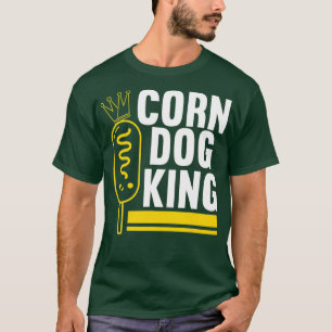 T-shirt Corn Chien King Funny Hotdog Nourriture Devis Pour