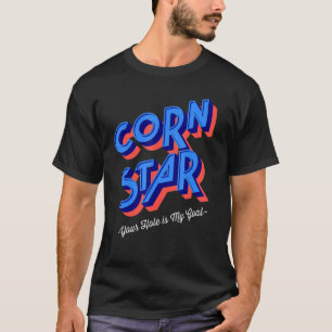 T-shirt Corn Corn Star Votre Trou Est Mon But Cornhole