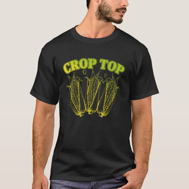 T-shirt Corn Crop Top (Devant)