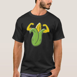 T-shirt Corn Fruit Powerlifting Haltérophilie Gym Fitness