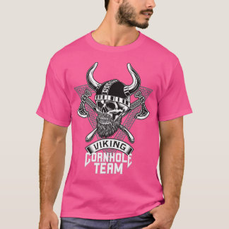 T-shirt Corn Hole Joueur de l'équipe Viking Cornhole