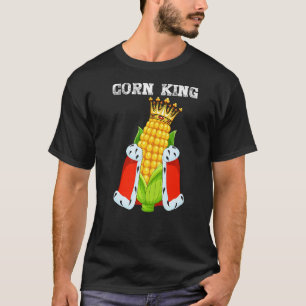 T-shirt Corn King Papa Mens Corn Sweetcorn Corn Farmer