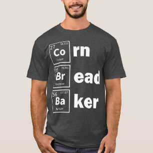 T-shirt Cornbread Baking périodique Baker Thanksgiving Foo