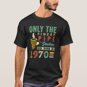 T-shirt Corncob Pipe Smoker Smoking Tobacco 51St Birthday