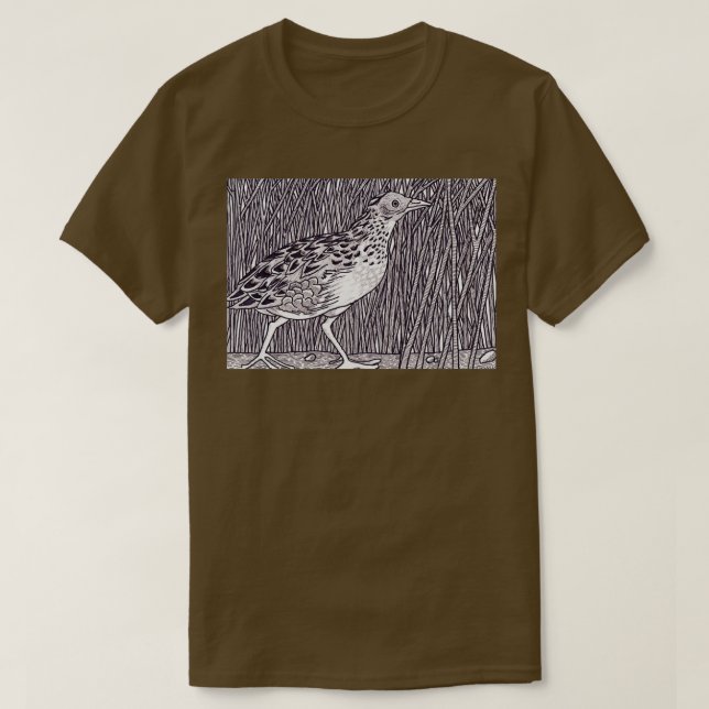 T-shirt corncrake (Design devant)