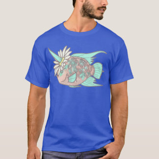 T-shirt corne de fleurs littérale