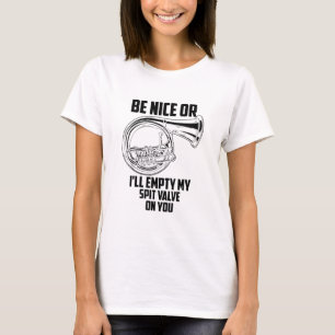 T-shirt Corne Française Vanne mignonne Trumpet Musicien D