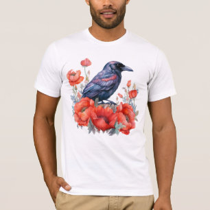 T-shirt Corneille avec pavot