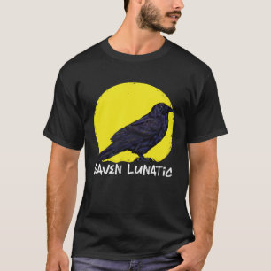 T-shirt Corneille Corneille Lune Lunatique Crow Ventilateu