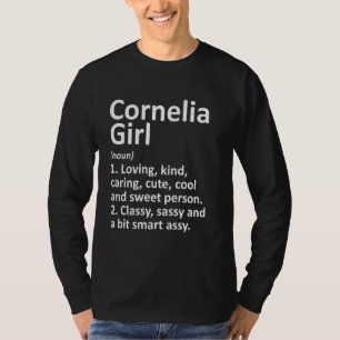 T-shirt Cornelia Girl Ga Georgia Funny City Accueil Racine