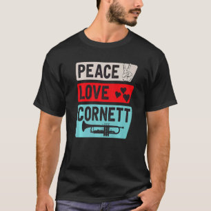 T-shirt Cornett Instrument de musique Joueur de cornett Co