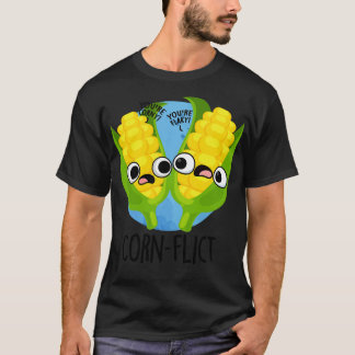 T-shirt Cornflict Cute Corn Flake Pun