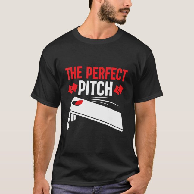 T-shirt Cornhole Apperal The Perfect Pitch Cornhole (Devant)