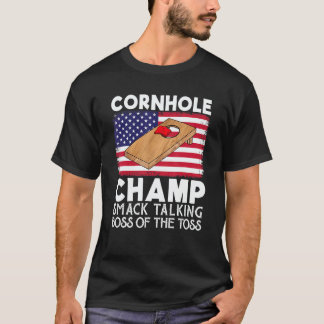 T-shirt Cornhole Champ Smack Talking Boss Of The Toss  Cor