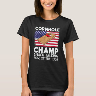 T-shirt Cornhole Champ Smack Talking Boss Of The Toss  Cor