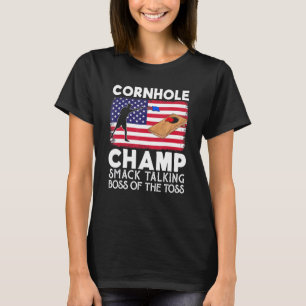 T-shirt Cornhole Champ Smack Talking Patron De La Toss Co