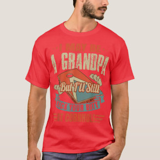 T-shirt Cornhole Grandpa Bean Bags Grand-père Cornhole