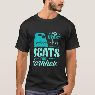 T-shirt Cornhole Joueur Bean Sac Corn Hole femmes Cornhole