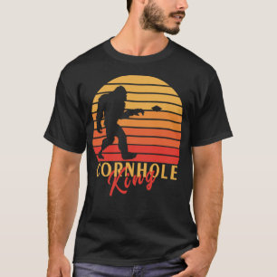 T-shirt Cornhole King Sasquatch Sacs Jeu de lancer pour Co
