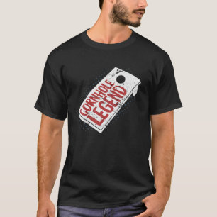 T-shirt Cornhole Legend Funny Bean Bag Toss Winner Tailgat
