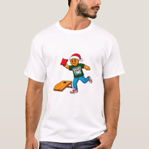 T-shirt Cornhole Pain d'épice Noël Sport Vacances