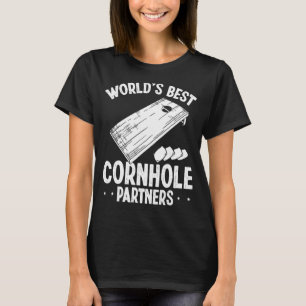 T-shirt Cornhole Player Worlds Meilleurs Partenaires Cornh