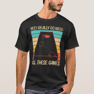 T-shirt Cornhole Pour Hommes Femmes Jeu Jeu Jeu Jeu Bean S