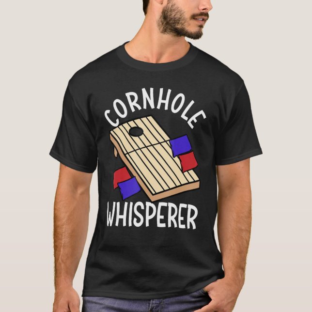 T-shirt Cornhole Whisperer  Corn Hole (Devant)