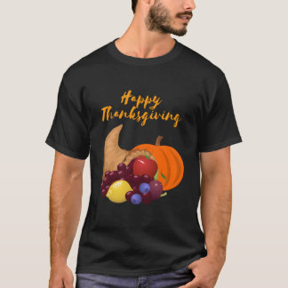 T-shirt Cornucopia de la fête de Thanksgiving
