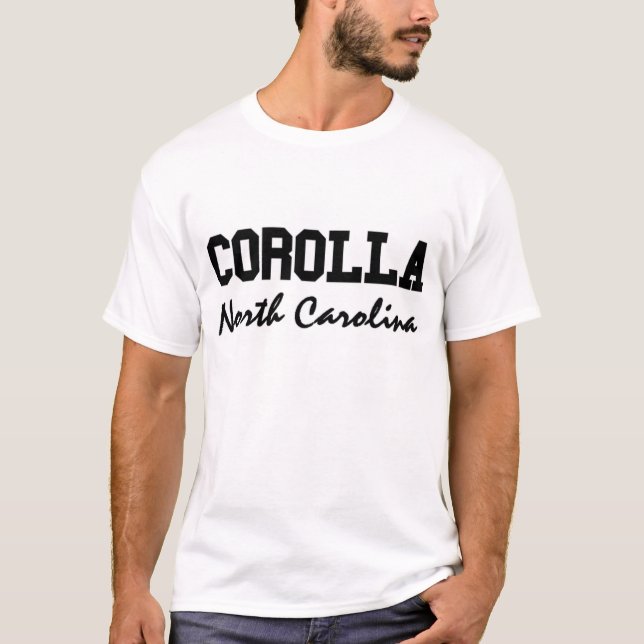 T-shirt Corolle la Caroline du Nord (Devant)