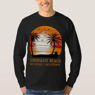 T-shirt Coronado Beach San Diego Californie Coucher de sol
