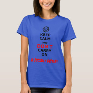 T-shirt Coronavirus, COVID-19, Garder son calme, Distance 