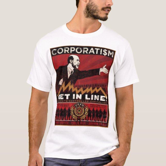 T-shirt Corporati$m (Devant)