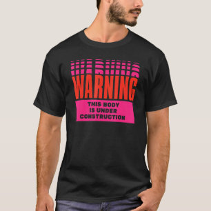 T-shirt Corps d'avertissement en construction