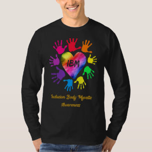 T-shirt Corps d'inclusion Mains de sensibilisation Myositi