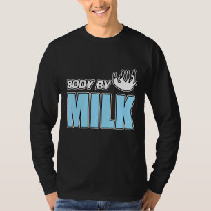 T-shirt Corps Homme Par Lait Fraise Chocolat Shake Mat