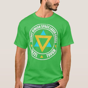 T-shirt Corps laser de l'espace juif secret de femmes Maze