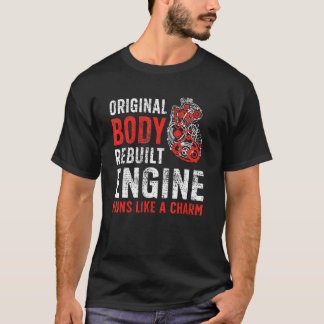 T-shirt Corps original reconstruit Moteur Open Heart Chiru
