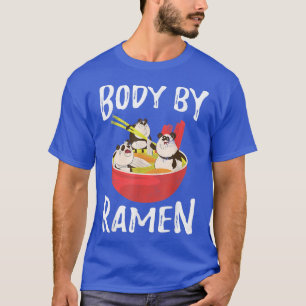 T-shirt Corps Par Ramen Noodles Japonais Kawaii Anime Pand