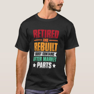 T-shirt Corps Retraité Et Reconstruit vintage Contient L'A