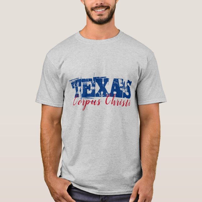 T-shirt Corpus Christi Texas Double Police (Devant)